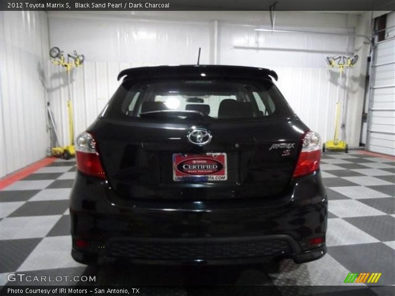 Black Sand Pearl / Dark Charcoal 2012 Toyota Matrix S