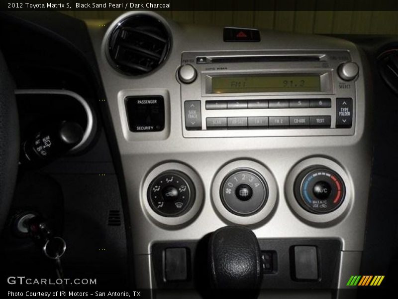 Black Sand Pearl / Dark Charcoal 2012 Toyota Matrix S