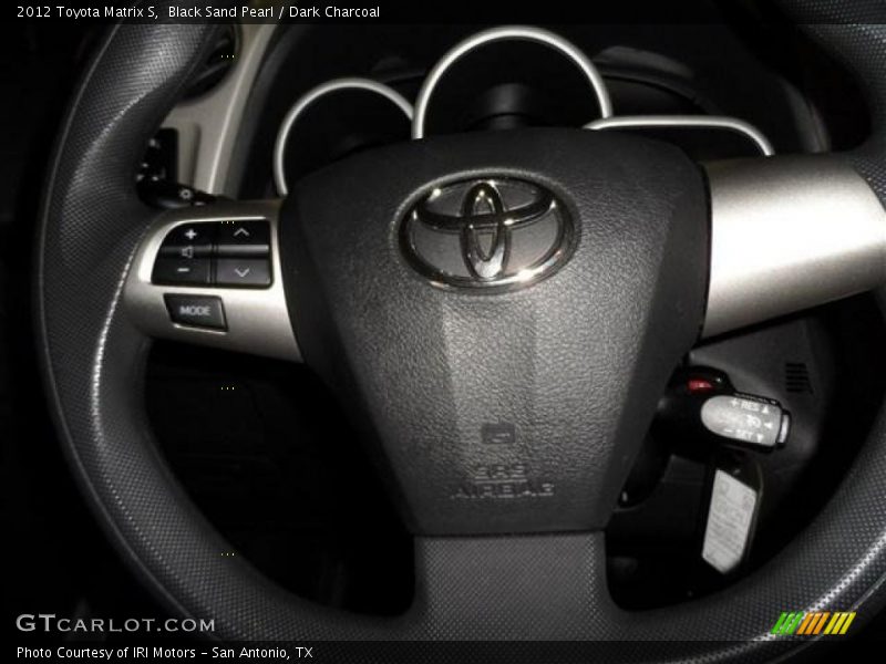 Black Sand Pearl / Dark Charcoal 2012 Toyota Matrix S