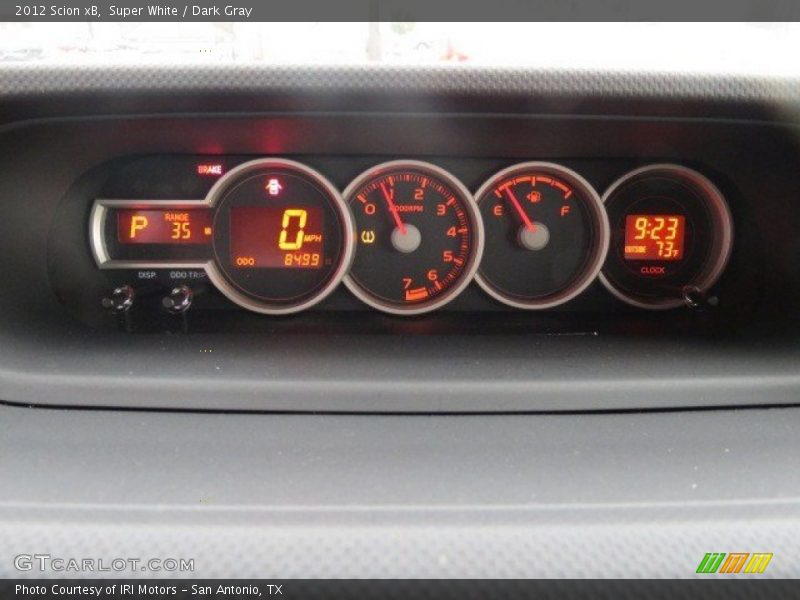 Super White / Dark Gray 2012 Scion xB