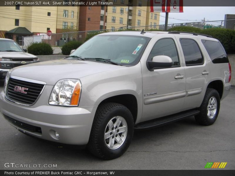 Silver Birch Metallic / Light Titanium 2007 GMC Yukon SLT 4x4