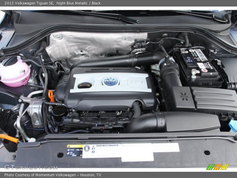 Night Blue Metallic / Black 2013 Volkswagen Tiguan SE