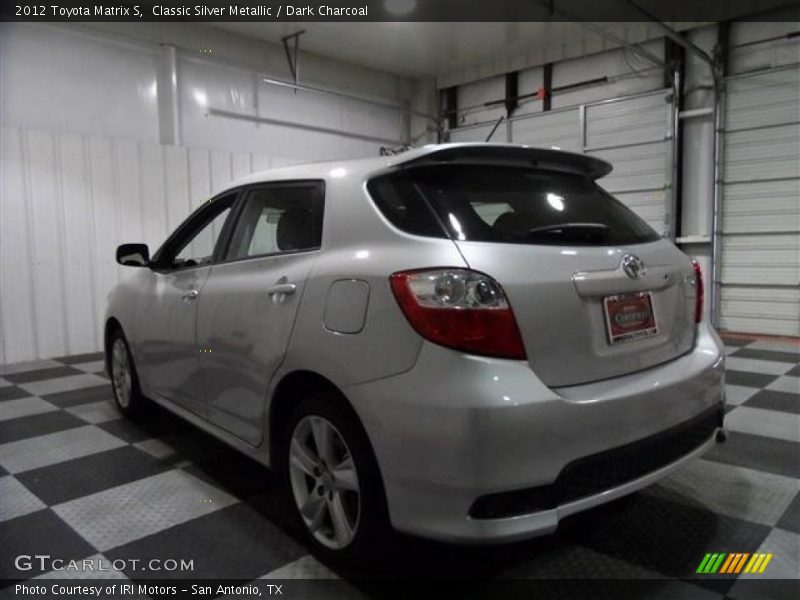 Classic Silver Metallic / Dark Charcoal 2012 Toyota Matrix S