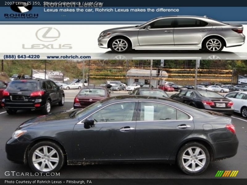 Smokey Granite Mica / Light Gray 2007 Lexus ES 350