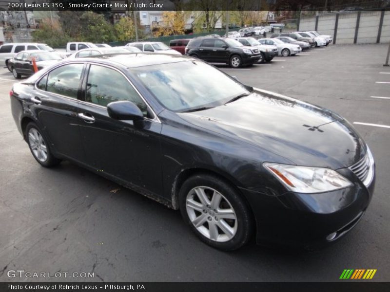 Smokey Granite Mica / Light Gray 2007 Lexus ES 350