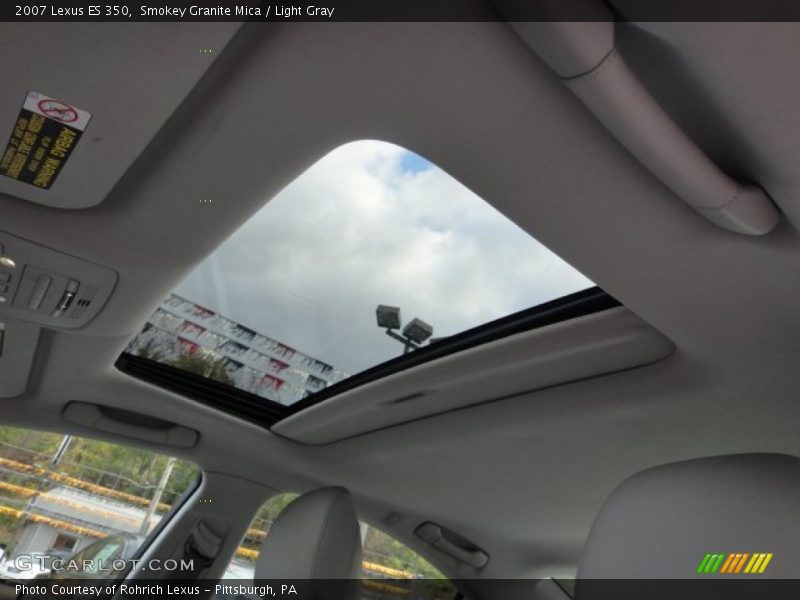 Smokey Granite Mica / Light Gray 2007 Lexus ES 350