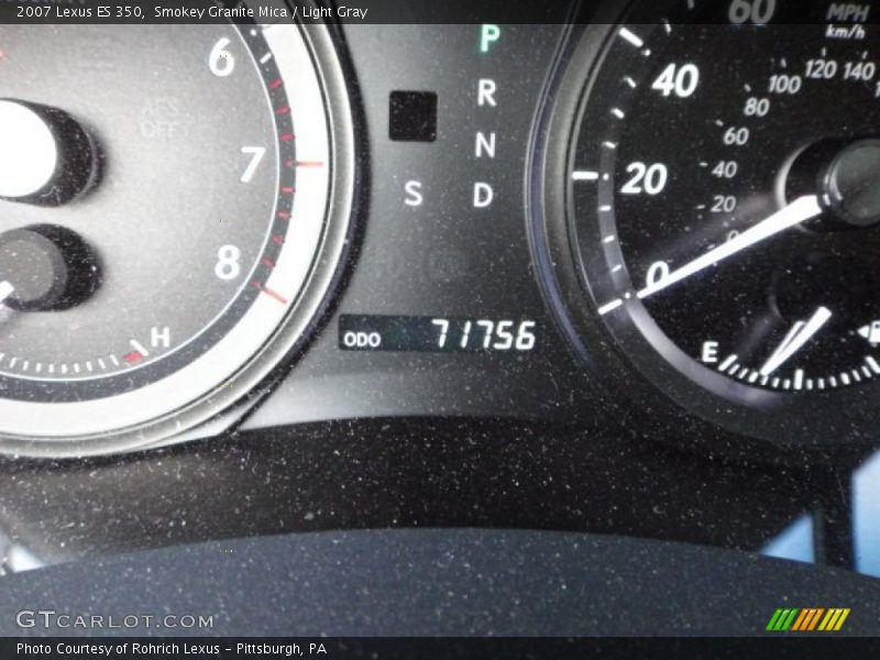 Smokey Granite Mica / Light Gray 2007 Lexus ES 350