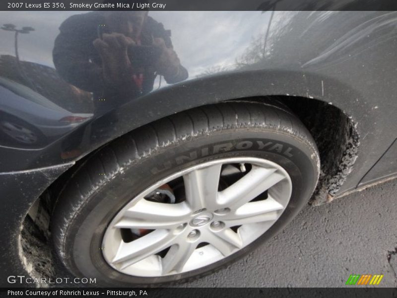 Smokey Granite Mica / Light Gray 2007 Lexus ES 350