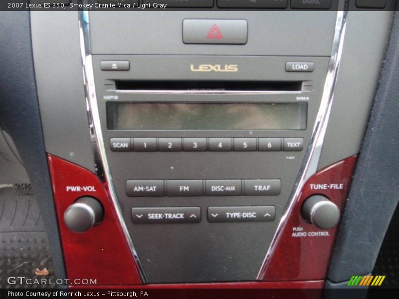 Smokey Granite Mica / Light Gray 2007 Lexus ES 350