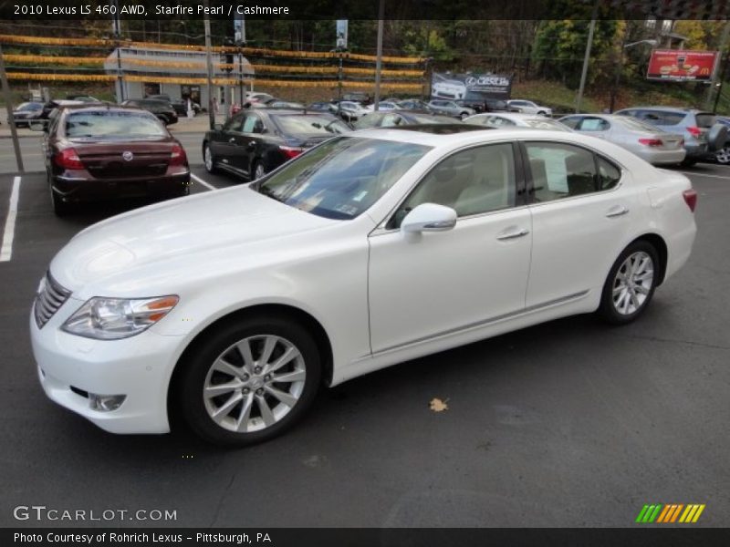 Starfire Pearl / Cashmere 2010 Lexus LS 460 AWD