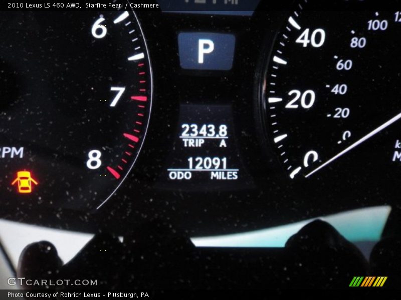 Starfire Pearl / Cashmere 2010 Lexus LS 460 AWD