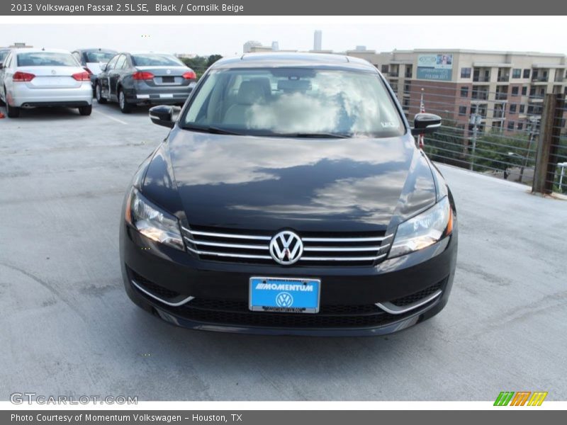 Black / Cornsilk Beige 2013 Volkswagen Passat 2.5L SE