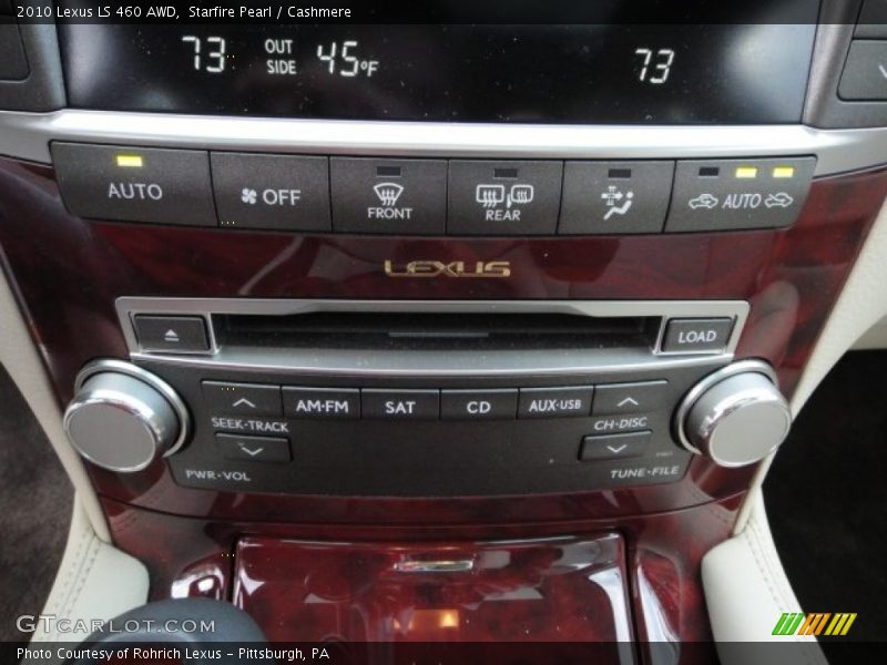 Starfire Pearl / Cashmere 2010 Lexus LS 460 AWD