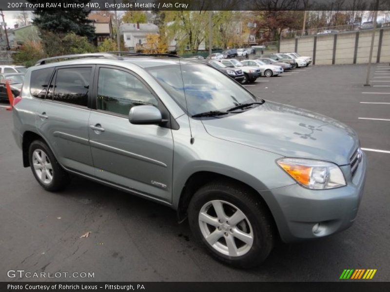 Everglade Metallic / Ash Gray 2007 Toyota RAV4 Limited 4WD