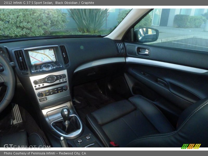 Black Obsidian / Graphite 2012 Infiniti G 37 S Sport Sedan