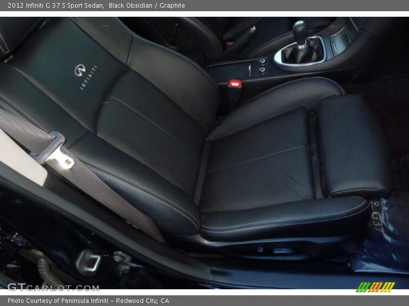 Black Obsidian / Graphite 2012 Infiniti G 37 S Sport Sedan