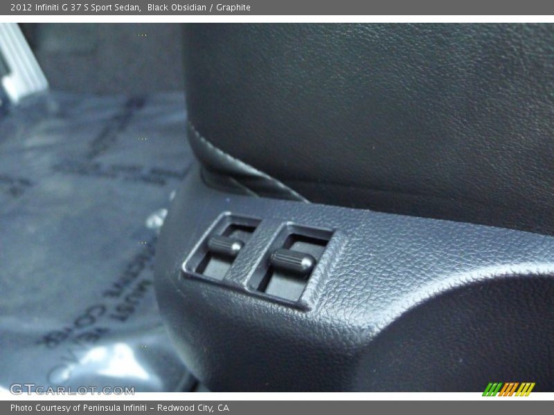 Black Obsidian / Graphite 2012 Infiniti G 37 S Sport Sedan