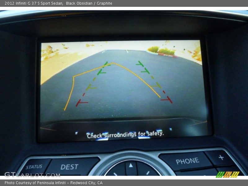 Black Obsidian / Graphite 2012 Infiniti G 37 S Sport Sedan