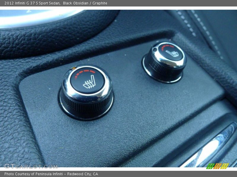 Black Obsidian / Graphite 2012 Infiniti G 37 S Sport Sedan