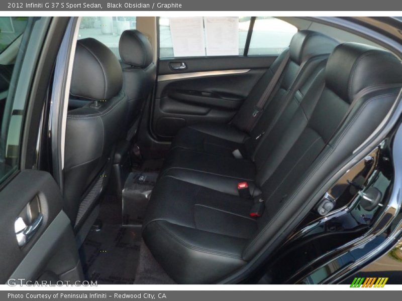 Black Obsidian / Graphite 2012 Infiniti G 37 S Sport Sedan
