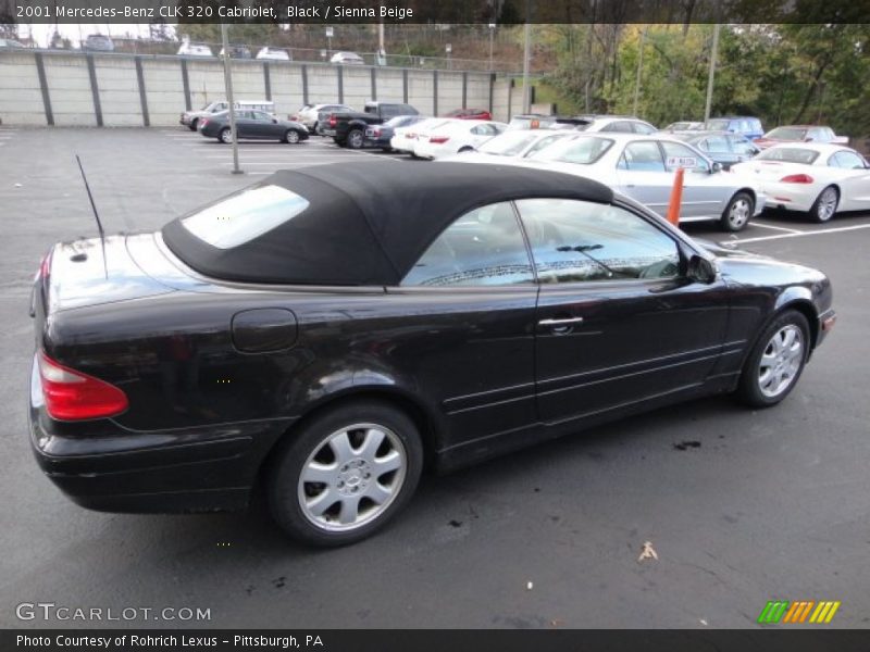 Black / Sienna Beige 2001 Mercedes-Benz CLK 320 Cabriolet
