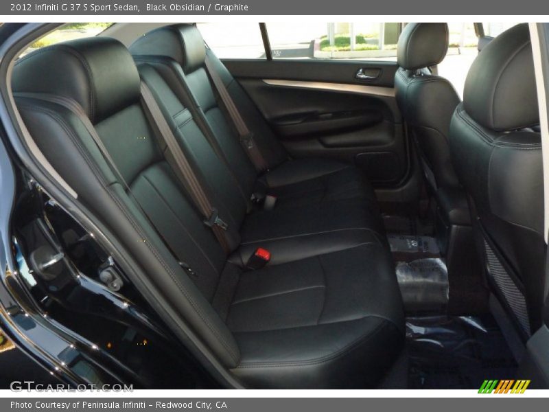 Black Obsidian / Graphite 2012 Infiniti G 37 S Sport Sedan