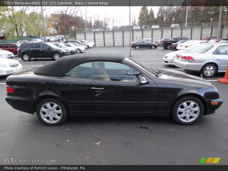 Black / Sienna Beige 2001 Mercedes-Benz CLK 320 Cabriolet