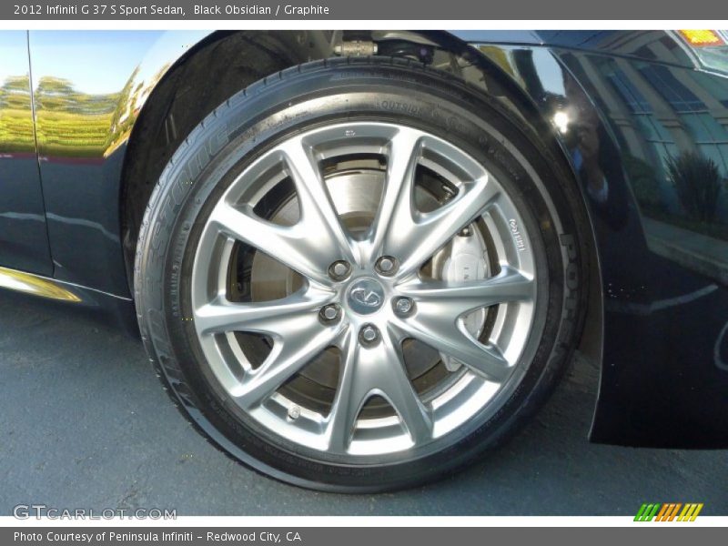 Black Obsidian / Graphite 2012 Infiniti G 37 S Sport Sedan