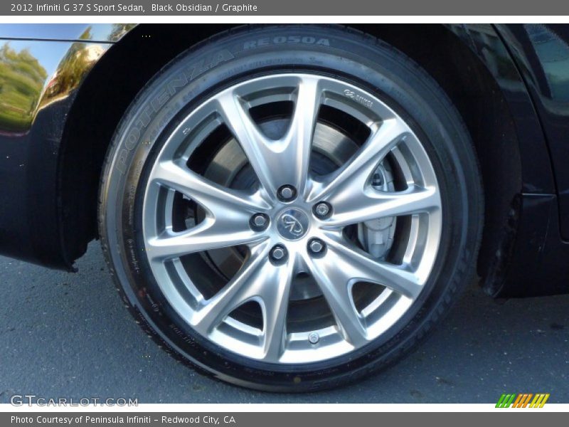 Black Obsidian / Graphite 2012 Infiniti G 37 S Sport Sedan
