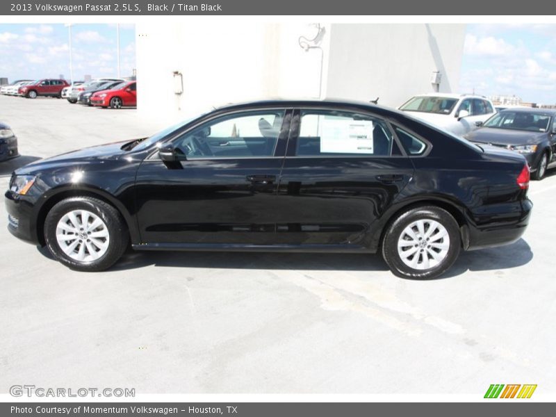 Black / Titan Black 2013 Volkswagen Passat 2.5L S