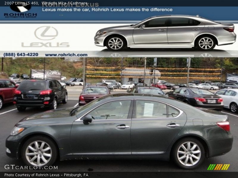 Verdigris Mica / Cashmere 2007 Lexus LS 460