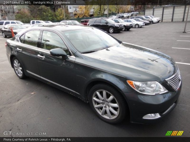 Verdigris Mica / Cashmere 2007 Lexus LS 460