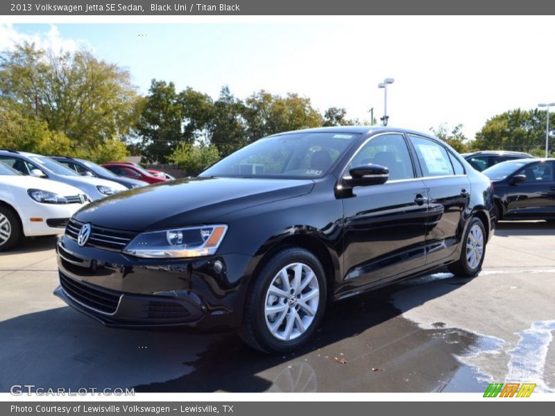 Black Uni / Titan Black 2013 Volkswagen Jetta SE Sedan