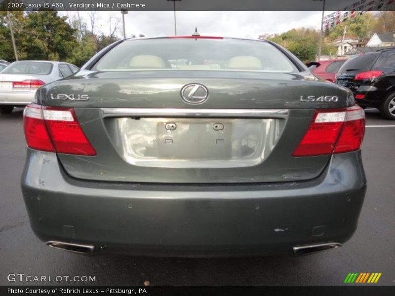 Verdigris Mica / Cashmere 2007 Lexus LS 460
