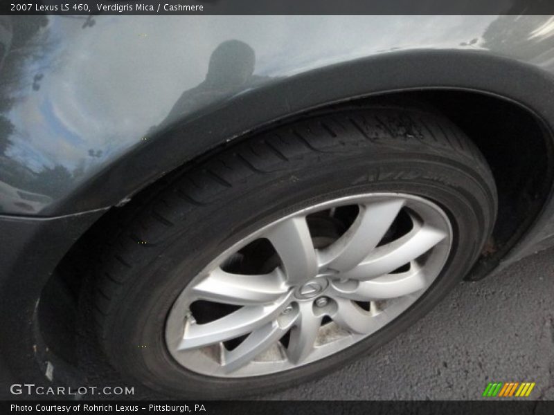 Verdigris Mica / Cashmere 2007 Lexus LS 460