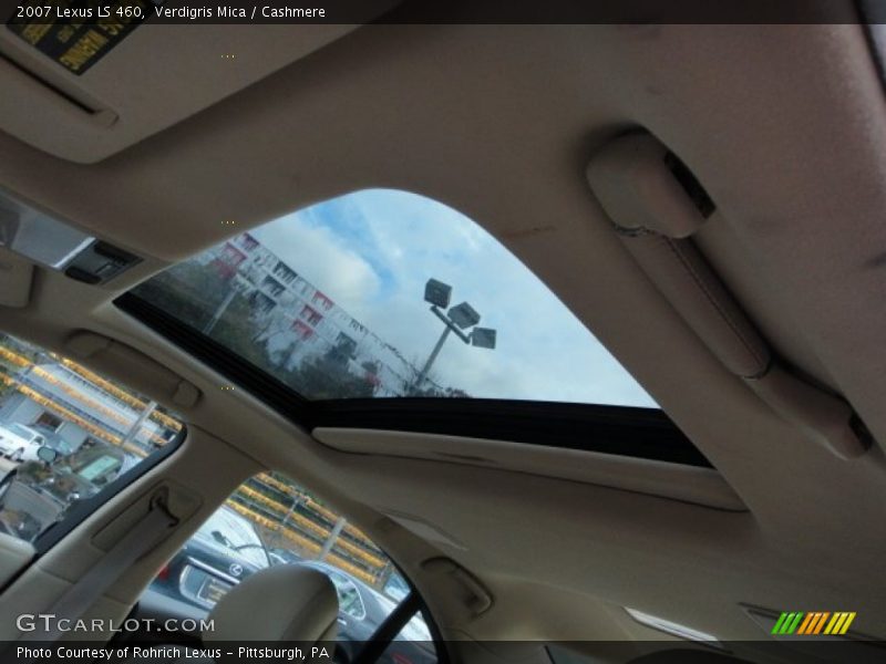 Sunroof of 2007 LS 460