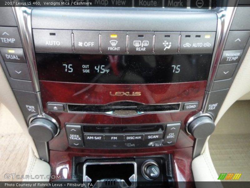 Controls of 2007 LS 460