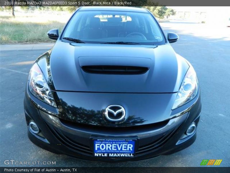 Black Mica / Black/Red 2010 Mazda MAZDA3 MAZDASPEED3 Sport 5 Door