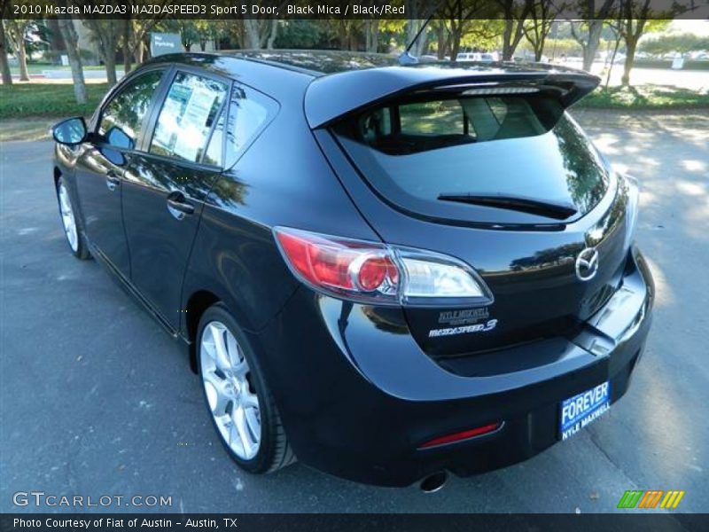 Black Mica / Black/Red 2010 Mazda MAZDA3 MAZDASPEED3 Sport 5 Door
