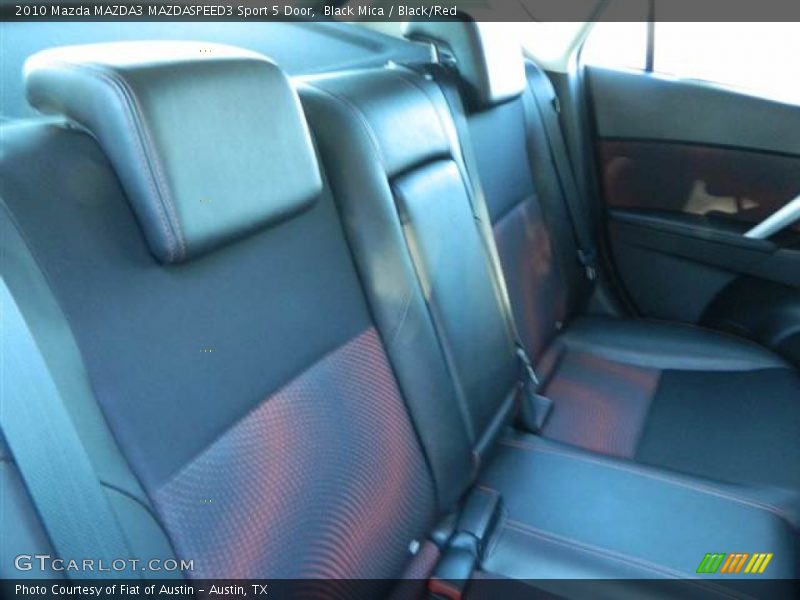Black Mica / Black/Red 2010 Mazda MAZDA3 MAZDASPEED3 Sport 5 Door