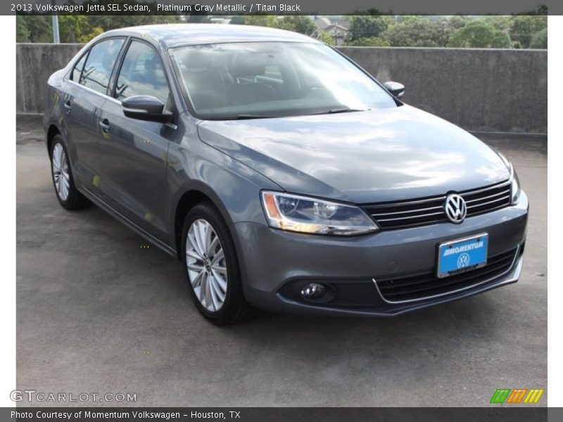 Platinum Gray Metallic / Titan Black 2013 Volkswagen Jetta SEL Sedan