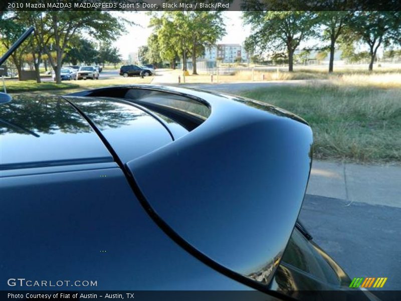 Black Mica / Black/Red 2010 Mazda MAZDA3 MAZDASPEED3 Sport 5 Door