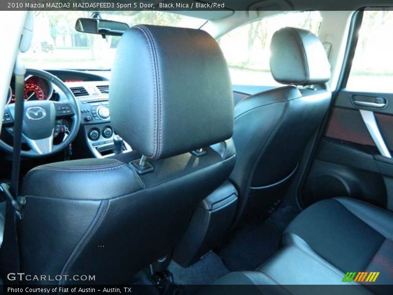 Black Mica / Black/Red 2010 Mazda MAZDA3 MAZDASPEED3 Sport 5 Door