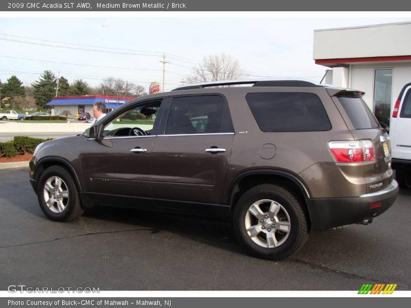 Medium Brown Metallic / Brick 2009 GMC Acadia SLT AWD