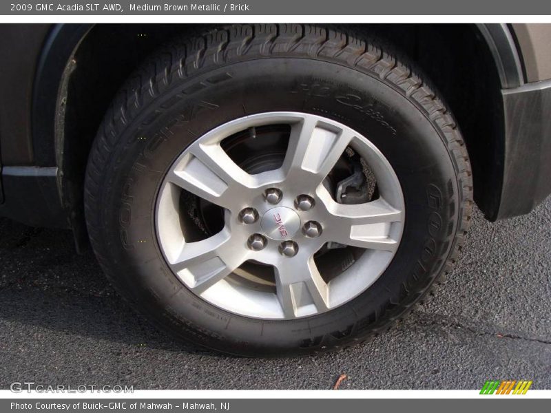 Medium Brown Metallic / Brick 2009 GMC Acadia SLT AWD