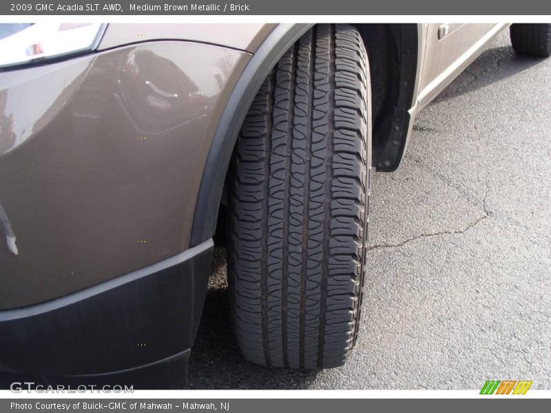 Medium Brown Metallic / Brick 2009 GMC Acadia SLT AWD