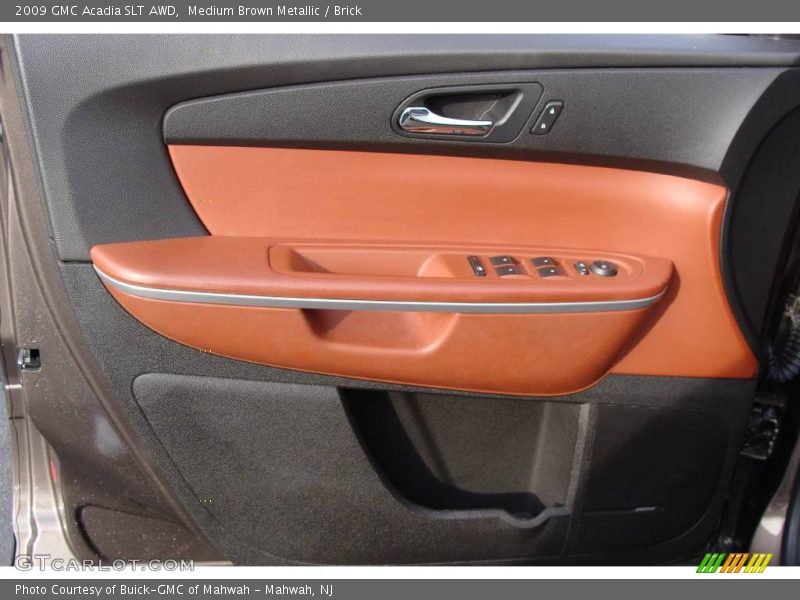 Medium Brown Metallic / Brick 2009 GMC Acadia SLT AWD