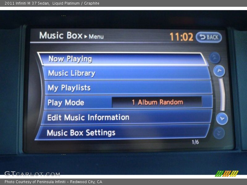 Liquid Platinum / Graphite 2011 Infiniti M 37 Sedan
