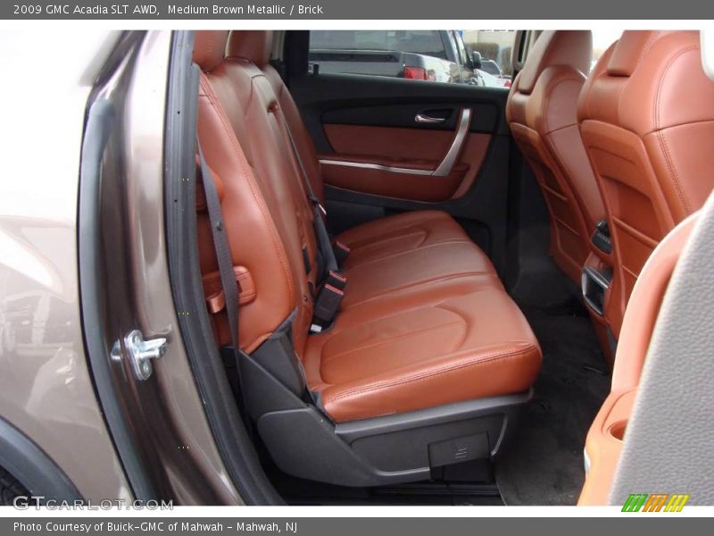 Medium Brown Metallic / Brick 2009 GMC Acadia SLT AWD