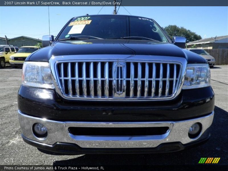 Black Clearcoat / Ebony/Dove Grey 2007 Lincoln Mark LT SuperCrew